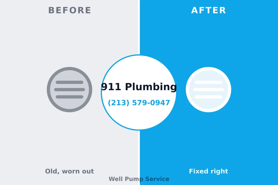 Before and after: plumbing repair Goochland, VA